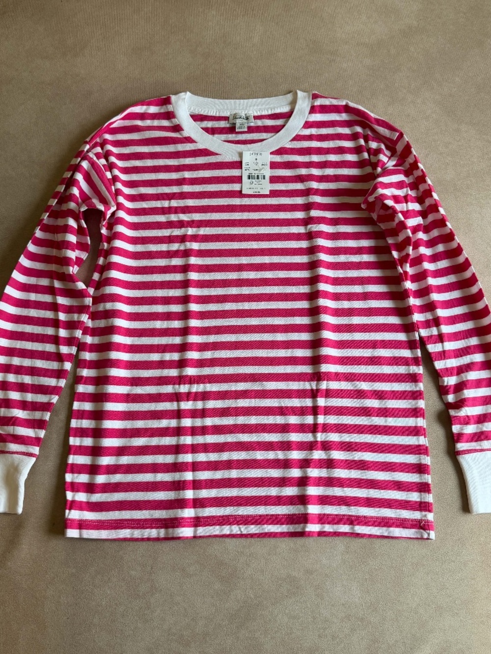 J. Crew Factory Striped Long Sleeve Shirt • size XS • NWT • BS208